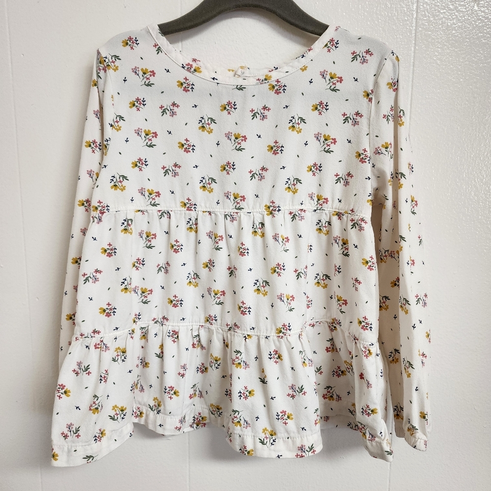 Simple Joys by Carters, Shirt, 5T, White w/Flower bundles